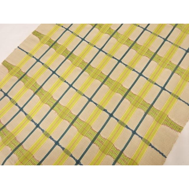 名古屋帯 生地 反物 吉野間道帯 手織り 隼人紬工房作 彌太郎  