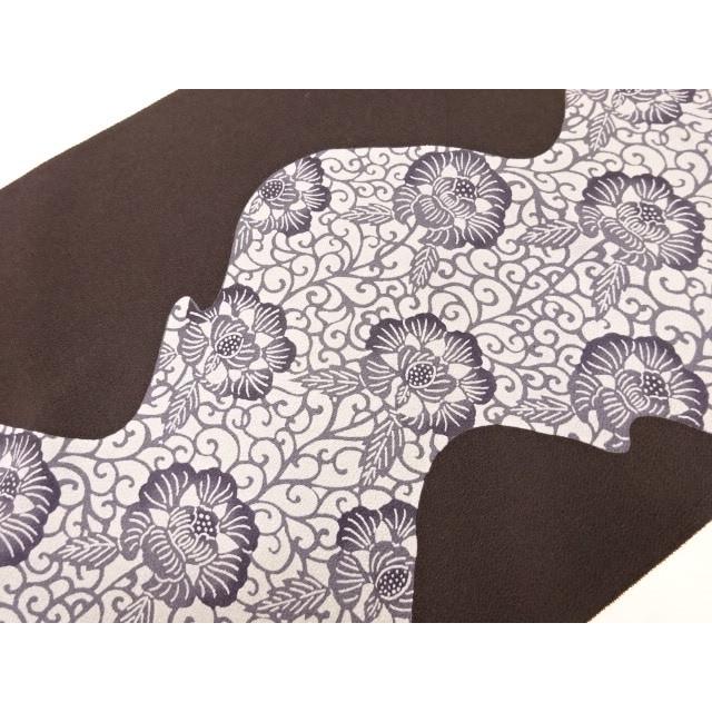 名古屋帯 なごやおび 生地 反物 越後型染 福井県 染帯 染め帯 落款入り  