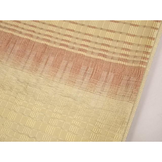 綾羅 あやら 桃皮染 全通 袋帯 未仕立て 生地 帯地 織地 京都府 綾羅 あやら 桃皮染 全通 袋帯 未仕立て 生地 帯地 織地 京都府