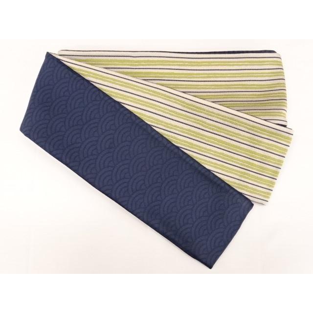 角帯 男帯 ViVimen's ビビメンズ よろけ ストライプ 日本製品