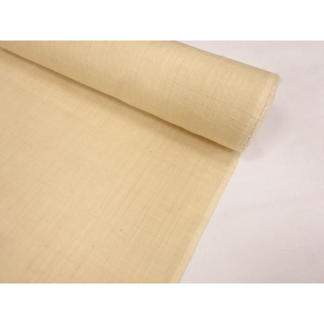 【新品未使用・汚れあり】本練玉紬＜手染ぼかし・玉繭・本練糸使用＞着尺　正絹　反物 hondaya_8-4