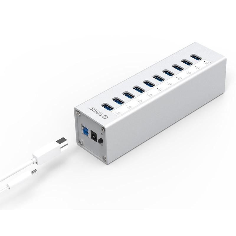 USBハブ 電源付き usb3.0 10ポート セルフパワー 外電源 USBハブ 電源付き usb3.0 10ポート セルフパワー 外電源
