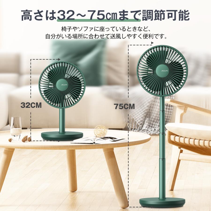 扇風機 リビング リビング扇風機 リビングファン サーキュレーター 小型 卓上 首振り おしゃれ レトロ 強力 静音 静か タイマー Usb 充電式 カバー 収納 高さ Fan J1 Honest Online 通販 Yahoo ショッピング