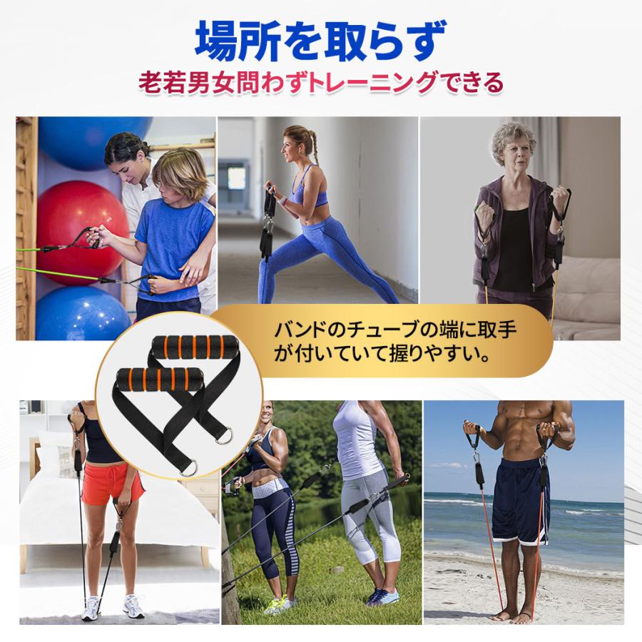 最大93%OFFクーポン トレーニング ダイエットエクササイズ フィットネス バンド 強度別 5本セット