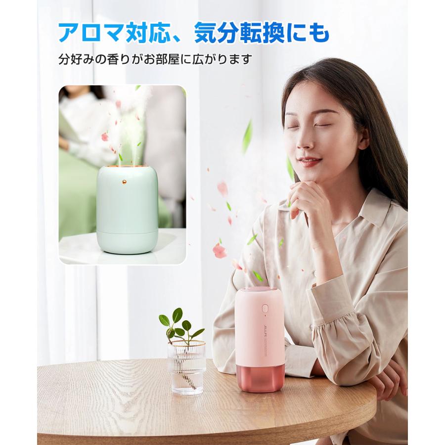 潤いで対策！大人気 加湿器！（卓上　充電式　1L） 楽天市場】小型加湿器 卓上 ダブルノズルポータブル 充電式加湿