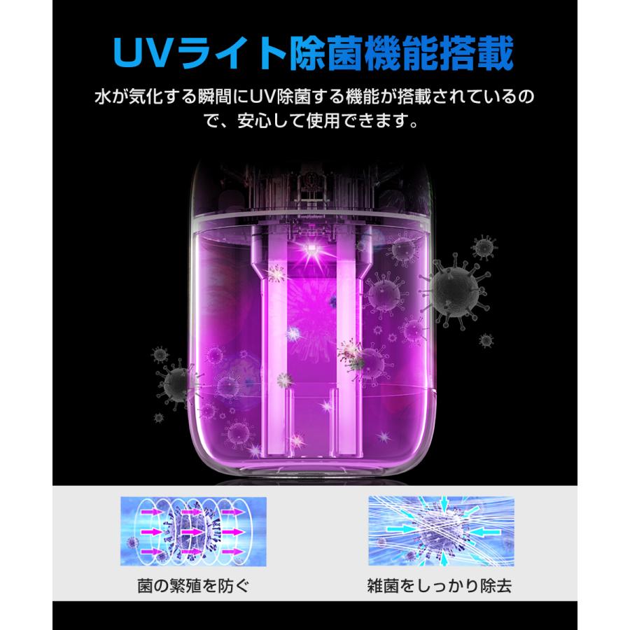 加湿器 卓上 大容量 500ml 双口ミスト オフィス 車載加湿器 小型
