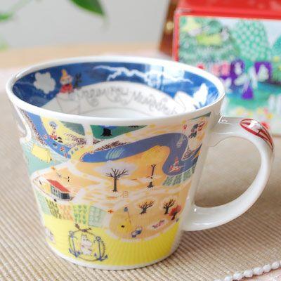 Moomin ムーミン スープマグカップ マップ マグカップ キャラクター 北欧 おしゃれ カフェ Mm322 36 女性が喜ぶ