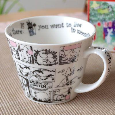 爆買い送料無料 Moomin ムーミン スープマグカップ モノクロ マグカップ キャラクター 北欧 おしゃれ カフェ Mm321 36 Gestoci Ci