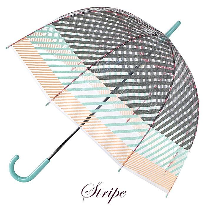激安挑戦中傘 ハッピークリア ドームアンブレラ クリア傘 雨傘 透明傘 ドーム型 梅雨 レディース 傘 SPICE 財布、帽子、ファッション小物 