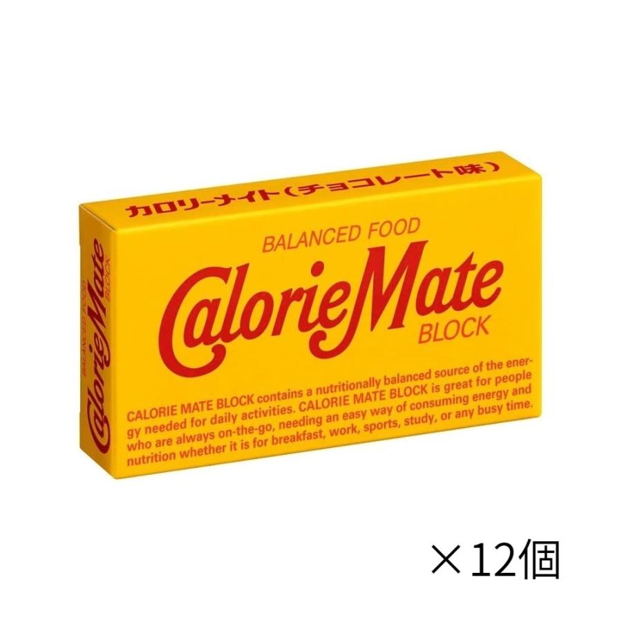 大塚製薬 2本カロリーメイト ブロックチョコレート ×12個 栄養補助食品