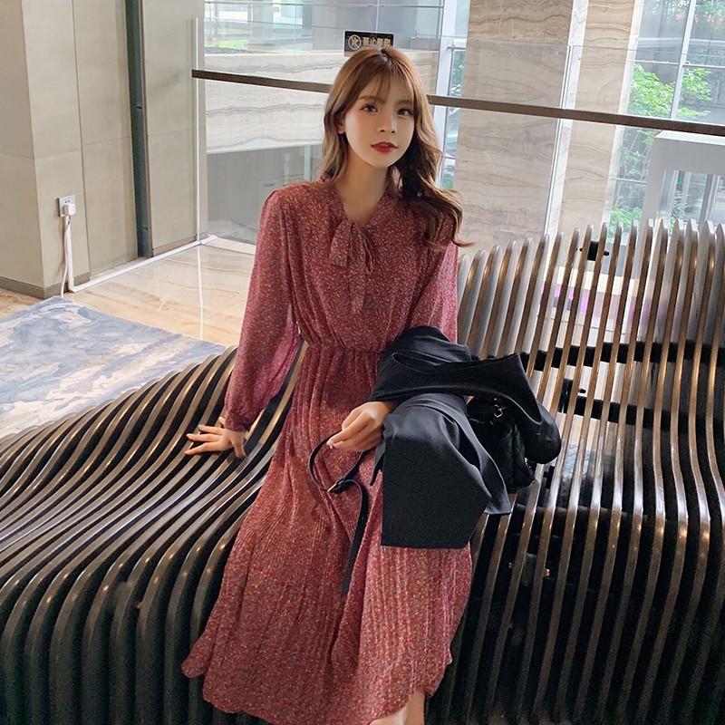 韓国 ワンピース 春 秋 冬 カジュアル ソフトプリーツ リゾートワンピース フェミニン Nalog294 代 30代 40代 Tnalog294 韓国ワンピース ドレス Natu Loha 通販 Yahoo ショッピング