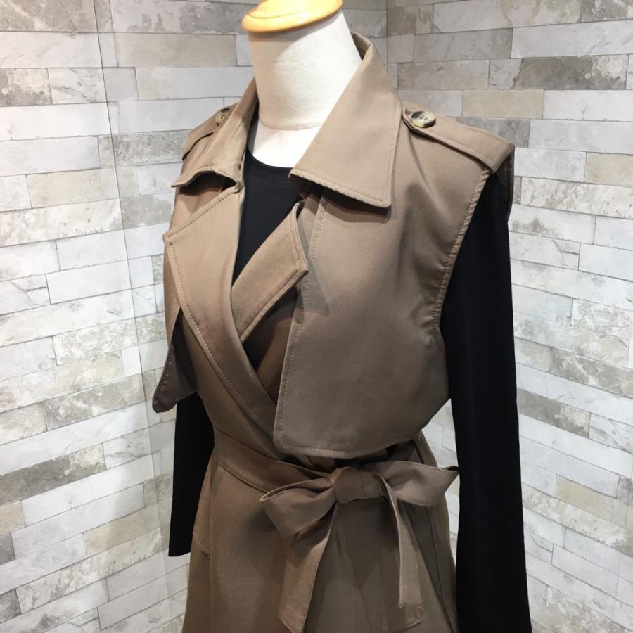 韓国 トップス ベスト ジレ 夏 春 秋 カジュアル トレンチコート風 ロングベスト セットアップ Naloi6 代 30代 40代 Tnaloi6 韓国ワンピース ドレス Natu Loha 通販 Yahoo ショッピング