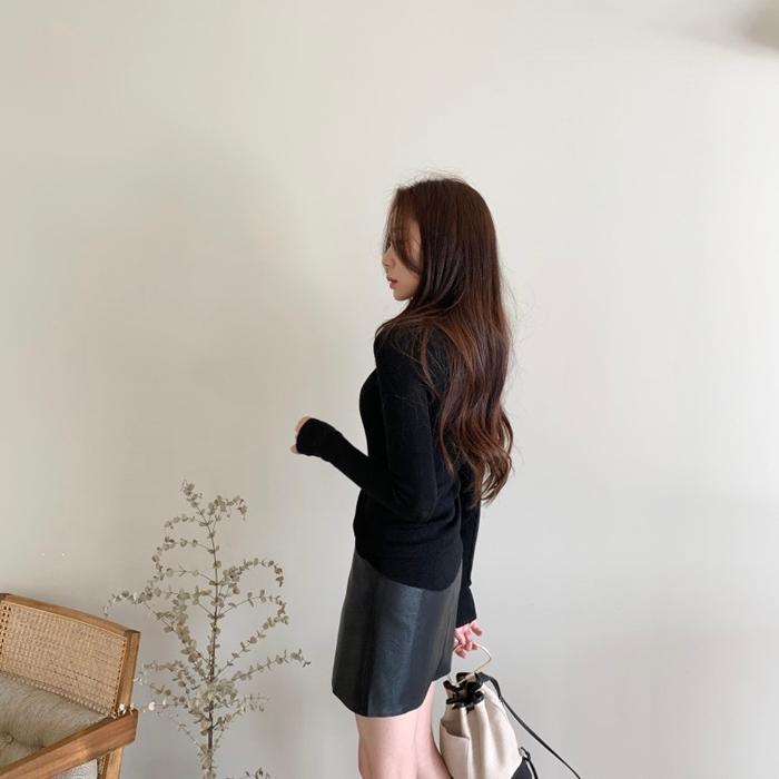 韓国 ファッション レディース トップス ニット セーター 夏 春 秋 カジュアル シアー 薄手 リブニット ジャケットインナー Naloi258 代 30代 40代 Tnaloi258 韓国ワンピース ドレス Natu Loha 通販 Yahoo ショッピング