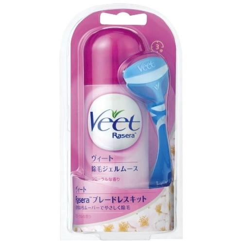 【全品送料無料】ヴィート ラゼラ フローラルの香り (除毛ムース) 145g (Veet Rasela Bladeless Kit (Hair