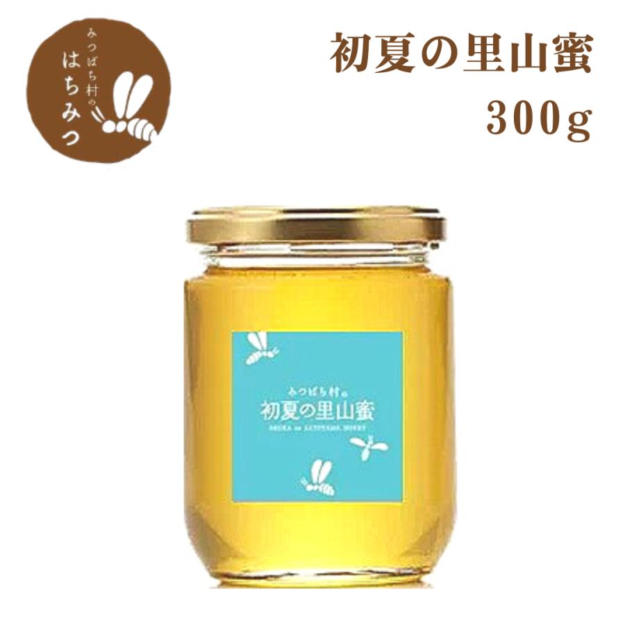 はちみつ 国産 純粋 初夏の里山蜜300g 岐阜県産 非加熱 : みつばち村