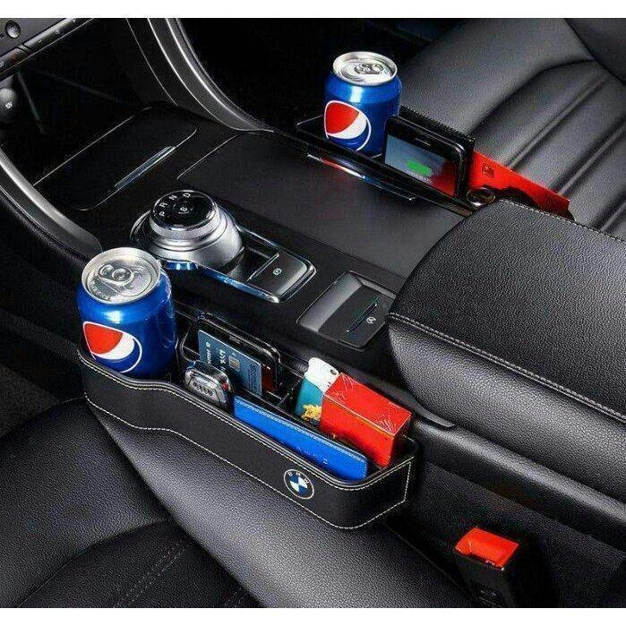 2個BMW車用サイド収納ボックスシートポケット｜honey-stores｜02