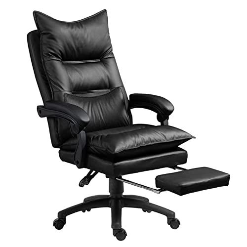 Belle&Zen ゲーミングチェア オットマン オフィスチェア レザーテックス リクライニングチェア 社長椅子 デスクチェア パソコンチェア