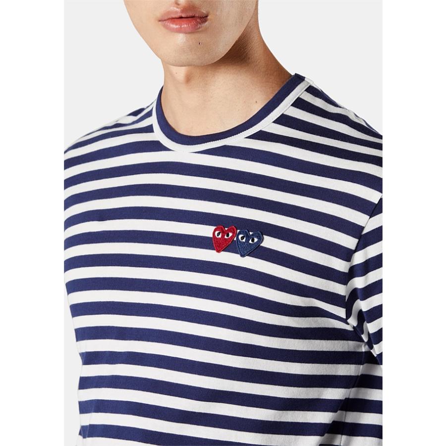 58%OFF!】 COMME des GARCONS ワンポイント ロングTシャツ
