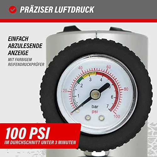 クーポンGET TireTek Compact-Proタイヤインフレータ12 v電動エアツールカータイヤポンプ - 車のタイヤ用コンプレッサー無料ボーナスキャリーケース