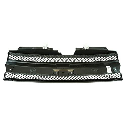 通販販売が好調 Grille Grill with Black Center Bar Kit Set for Chevy Trailblazer Trailblazer EXT