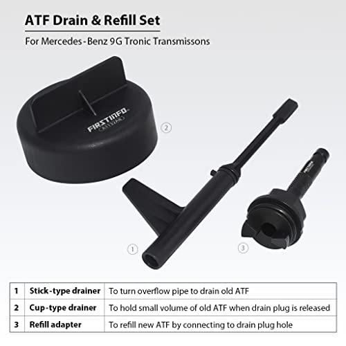 買い超安い 良匠 FIRSTINFO TOOLS メルセデス・ベンツ725.0型9G-Tronic ATF交換セット（3点） Benz 9速 圧送