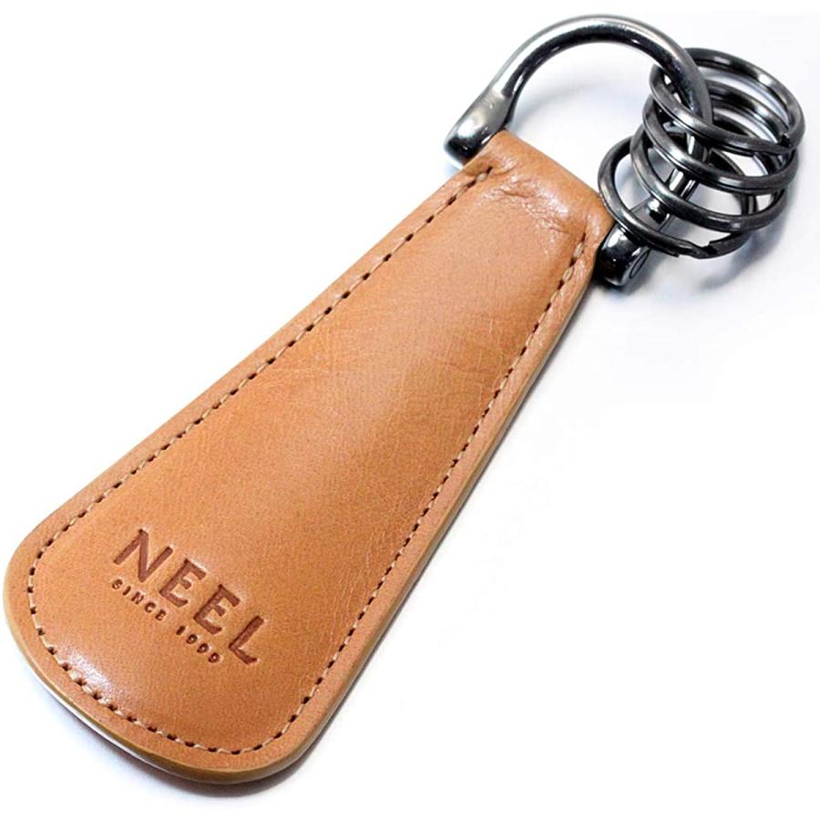 流行に Neel オリジナル 靴べら 携帯 シューホーン キーホルダー イタリアンレザー ナチュラル 最適な材料 Mdtu Nw Gov Lk