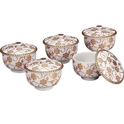 全ての 九谷焼 蓋付 湯のみ 5客セット 鉄仙紋 陶器 和食器 来客用 湯呑み茶碗 日本製 K6 0761 正規店仕入れの Technet 21 Org