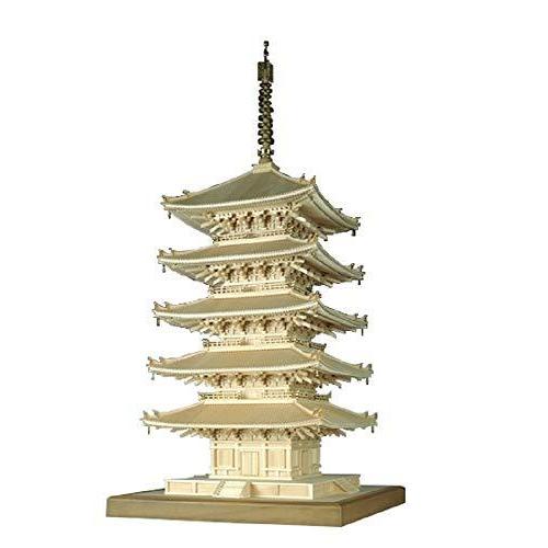 全ての 1/75 ウッディジョー 興福寺 組立キット 木製模型 五重塔 知育玩具