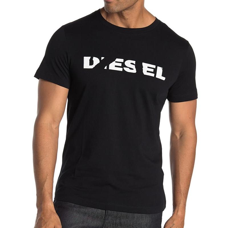 ディーゼル DIESEL Tシャツ メンズ 半袖 Tee 00STXQ R091B T-DIEGO-BROKT ラバープリント ロゴ DS41296SL メール便送料無料｜honeyflavor｜05