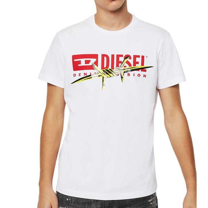 DIESEL ディーゼル Tシャツ クルーネック 半袖 メンズ 00S014 0EAXG T-DIEGO-BX2 ヴィンテージロゴDS41342 メール便送料無料｜honeyflavor｜04