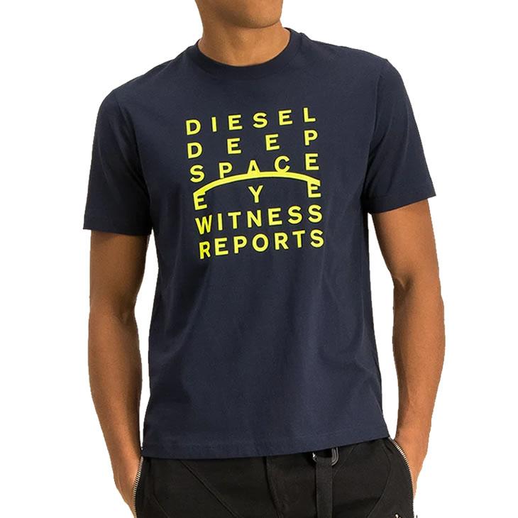 DIESEL ディーゼル Tシャツ クルーネック 半袖 00S4EL 0091A T-JUST-J5 ロゴ ジャストフィット DS41361SL メール便送料無料｜honeyflavor｜08