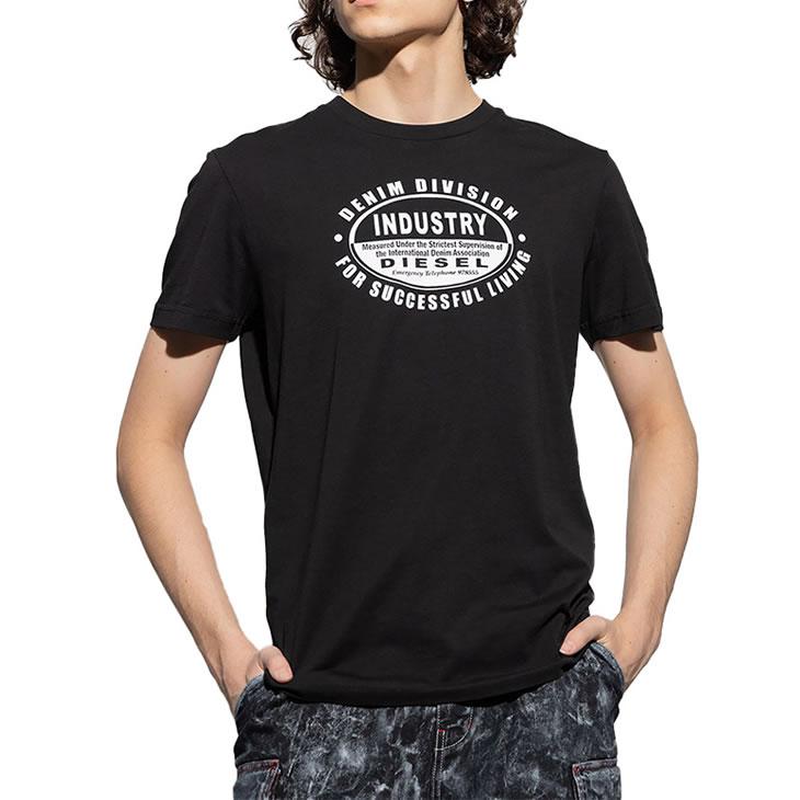 DIESEL ディーゼル Tシャツ クルーネック 半袖 A10377 0GRAI T-DIEGOR 
