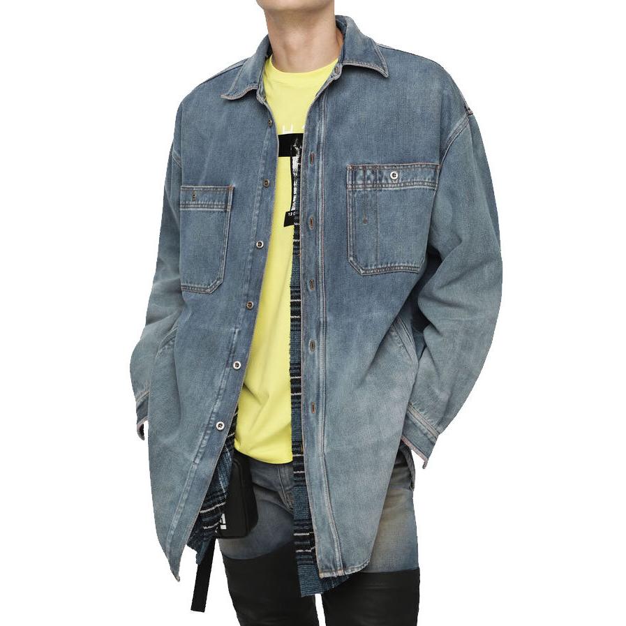 papas(パパス) ワニ革パッチ デニムジャケット メンズ JPN：L 中古 