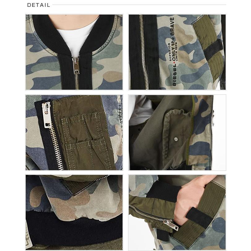 DIESEL ディーゼル ボンバージャケット MA-1 ブルゾン 00SRK1 DIESEL ディーゼル ボンバージャケット MA-1 ブルゾン 00SRK1