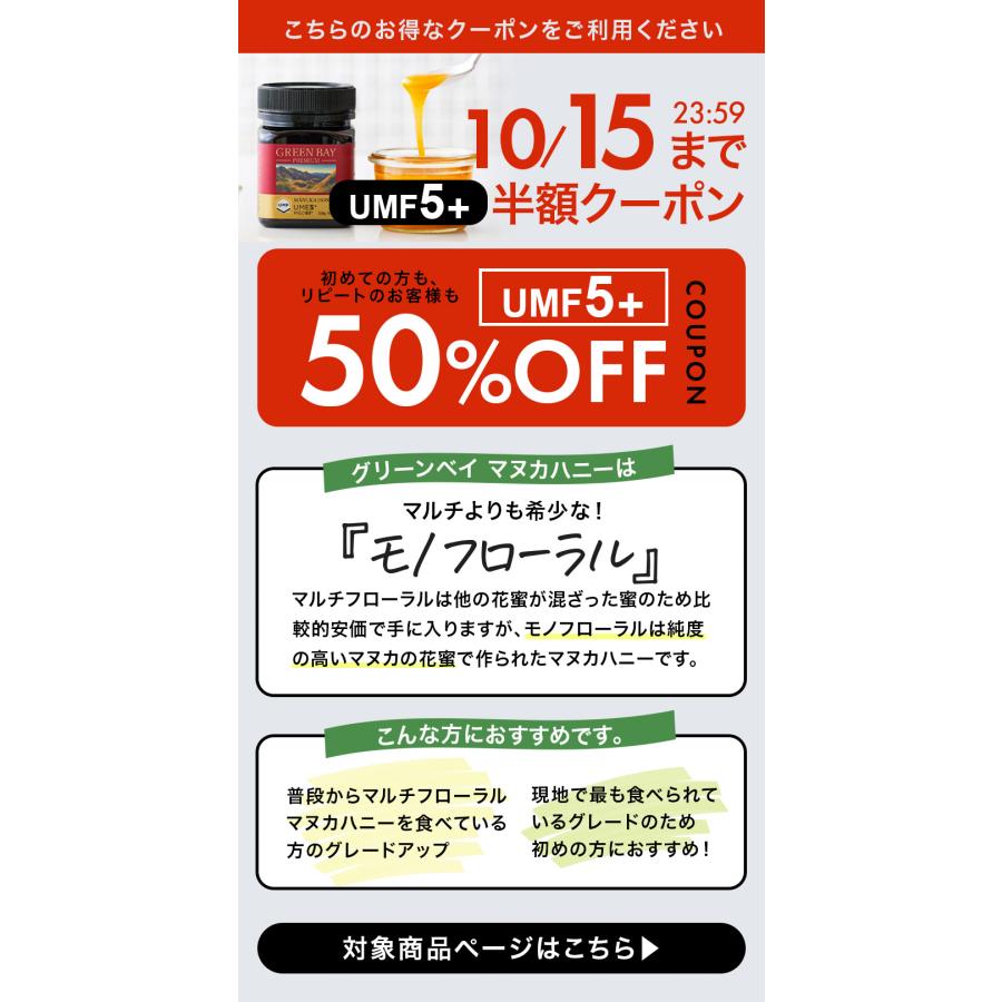 GREENBAY PREMIUM（グリーンベイプレミアム） マヌカハニー UMF5+