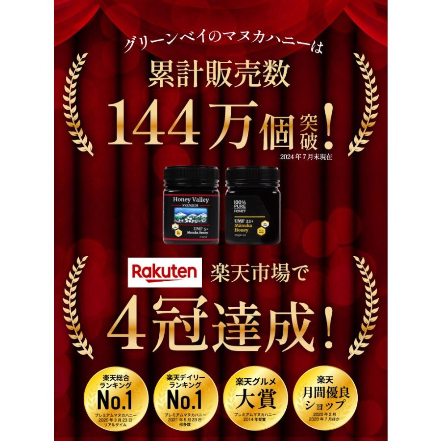 ハニーバレー プレミアム マヌカハニー UMF20+ 高評価4.7以上発がん性