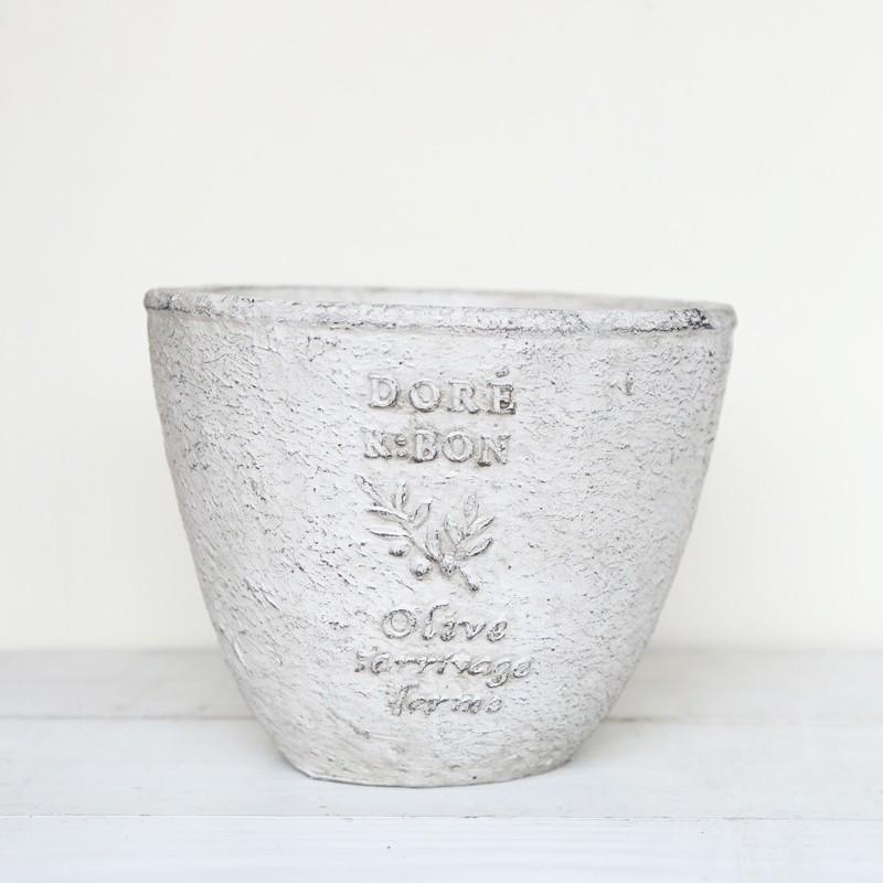 植木鉢 グラスファイバー製 おしゃれ ドレオリーブサークル Sサイズ グレー Gf1703 ハニーミント 通販 Yahoo ショッピング