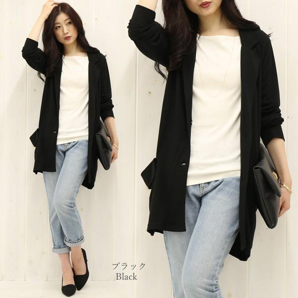 ジャケット風カーディガン レディース トップス カーディガン ライトアウター テーラード 体型カバー 春 秋 オフィス 通勤 メール便対応可 30代 40代 50代 Jk7858 ハニーオンデイズ 通販 Yahoo ショッピング