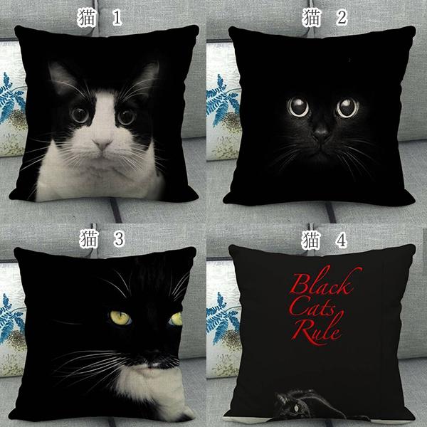 クッションカバー 猫 ネコ 45x45cm おしゃれ イラスト アニマル 北欧 クッション インテリア 雑貨 メール便対応可 Rw ハニーオンデイズ 通販 Yahoo ショッピング