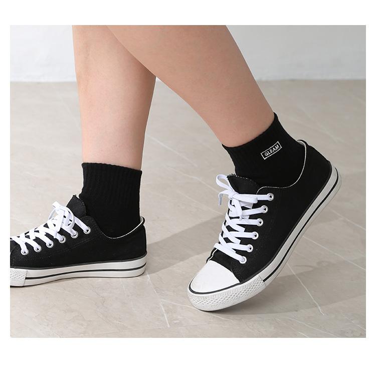 靴下 ソックス ショート丈 ロゴ スポーティー おしゃれ レディース 冬 春 Honeys 秋 ハニーズ 夏 ショート丈ロゴソックス いラインアップ