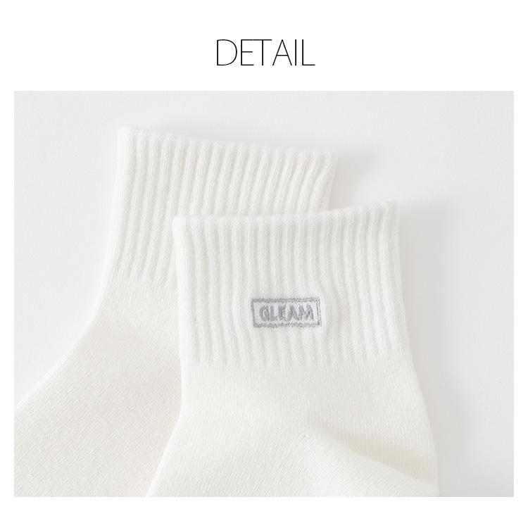 靴下 ソックス ショート丈 ロゴ スポーティー おしゃれ レディース 冬 春 Honeys 秋 ハニーズ 夏 ショート丈ロゴソックス いラインアップ