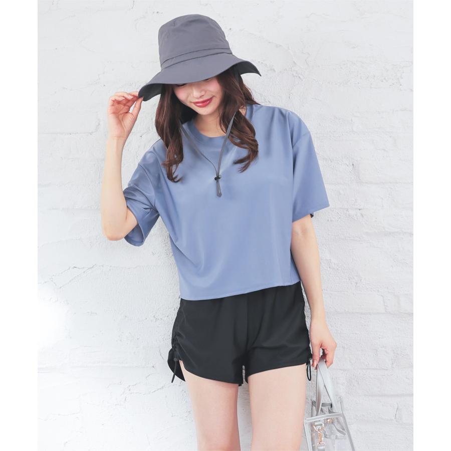 Honeys（ハニーズ） 水着 4点セット Tシャツ 半袖Tシャツ ショート
