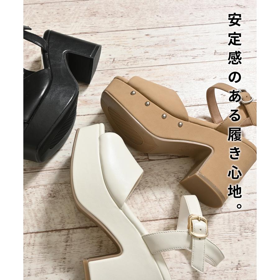 Honeys（ハニーズ） サンダル 靴 シューズ ヒール 太ヒール アンクル