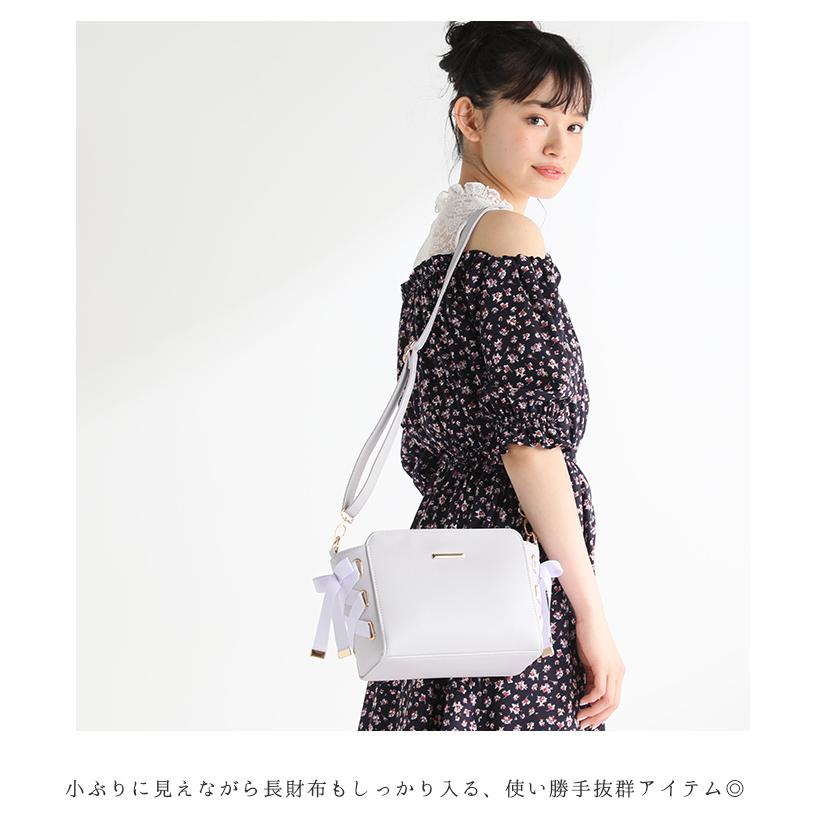 バッグ かばん レディース ショルダー レースアップ 春 春新作 雑誌掲載 Popteen Honeys ハニーズ レースアップショルダー ハニーズ オンラインショップ 通販 Paypayモール