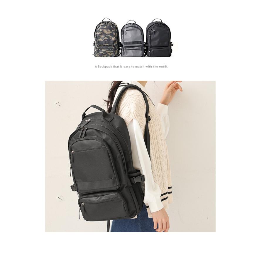 バッグ リュック レディース 大人 ポケット 旅行 アウトドア 収納 シンプル 冬 冬新作 Honeys ハニーズ 多ポケットリュック ハニーズ オンラインショップ 通販 Paypayモール