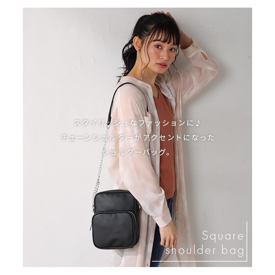 バッグ ショルダーバッグ チェーンショルダー スクエア レディース 春 夏 秋 冬 Honeys ハニーズ スクエアショルダーｂａｇ ハニーズ オンラインショップ 通販 Paypayモール