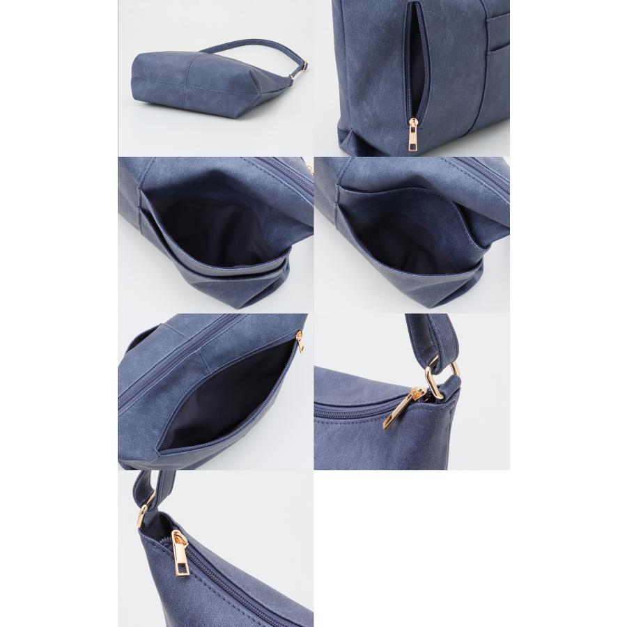 Honeys バッグ 鞄 ショルダーバッグ レディース 白 黒 フェイク