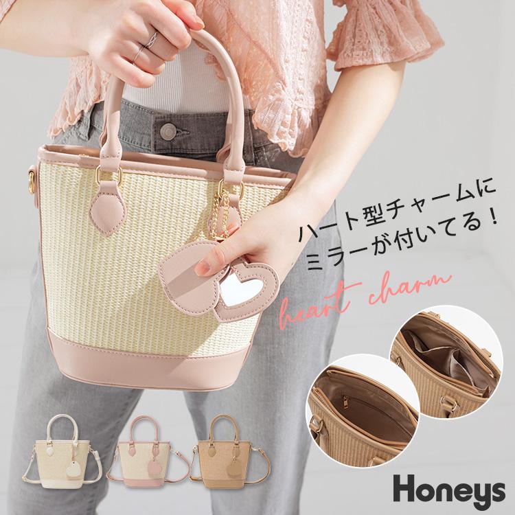 Honeys（ハニーズ） ハンドバッグ バッグ 鞄 ショルダーバッグ ハート