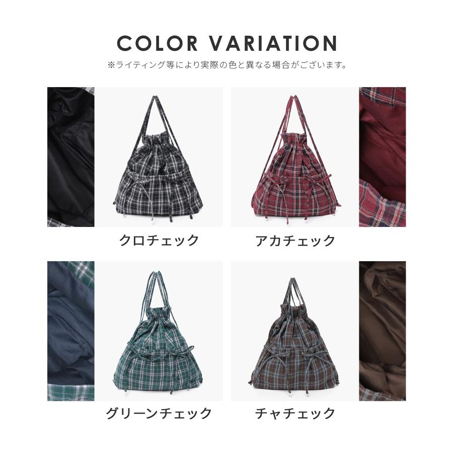 Honeys（ハニーズ） ナップサック リュック バッグ 鞄 リボン付き
