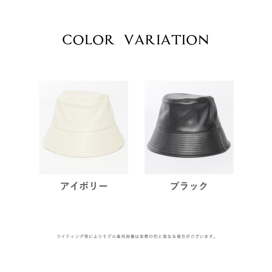 Honeys 帽子 ハット バケットハット 合皮 シンプル 汗止めテープ Honeys 帽子 ハット バケットハット 合皮 シンプル 汗止めテープ